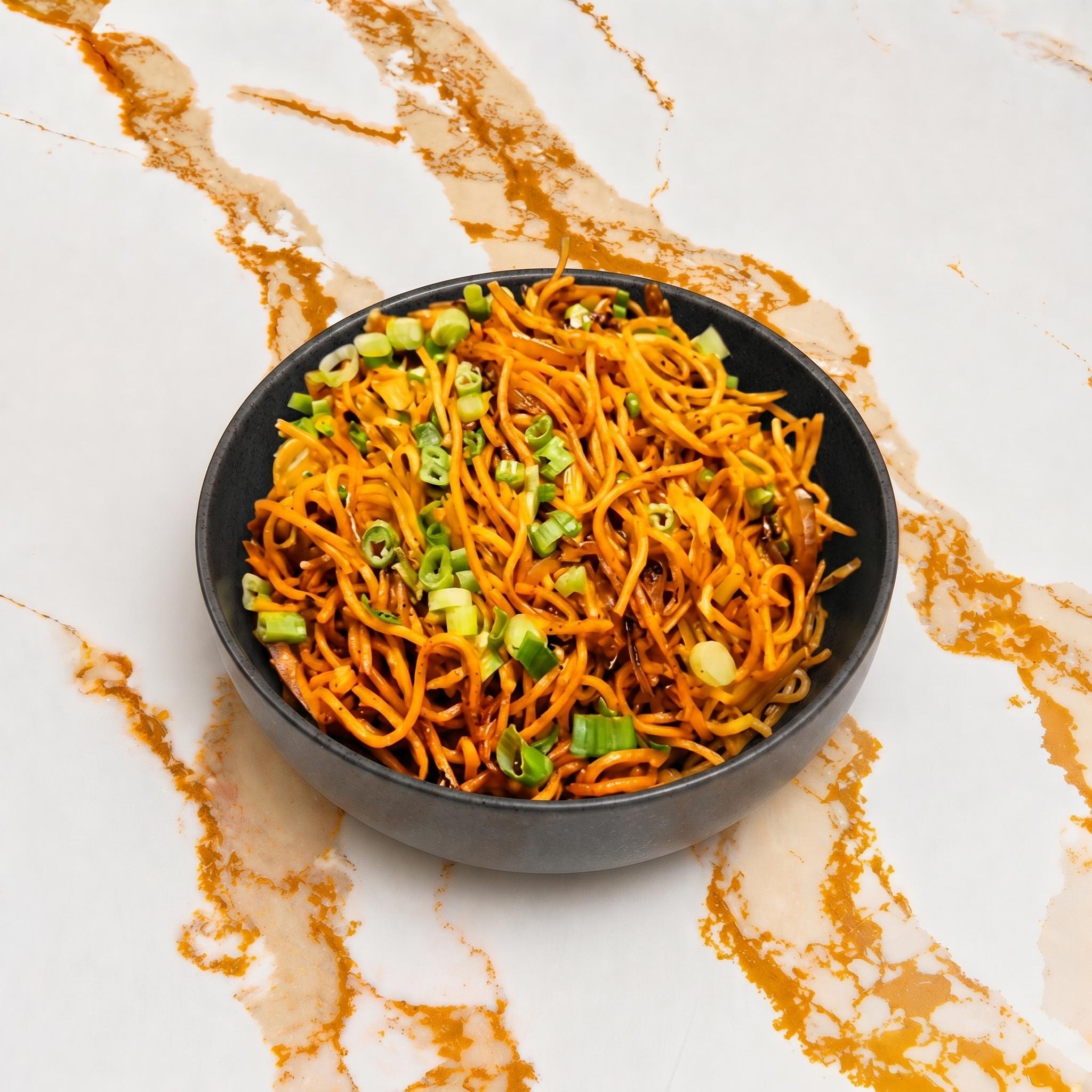 Vegetable Schezwan Noodles.