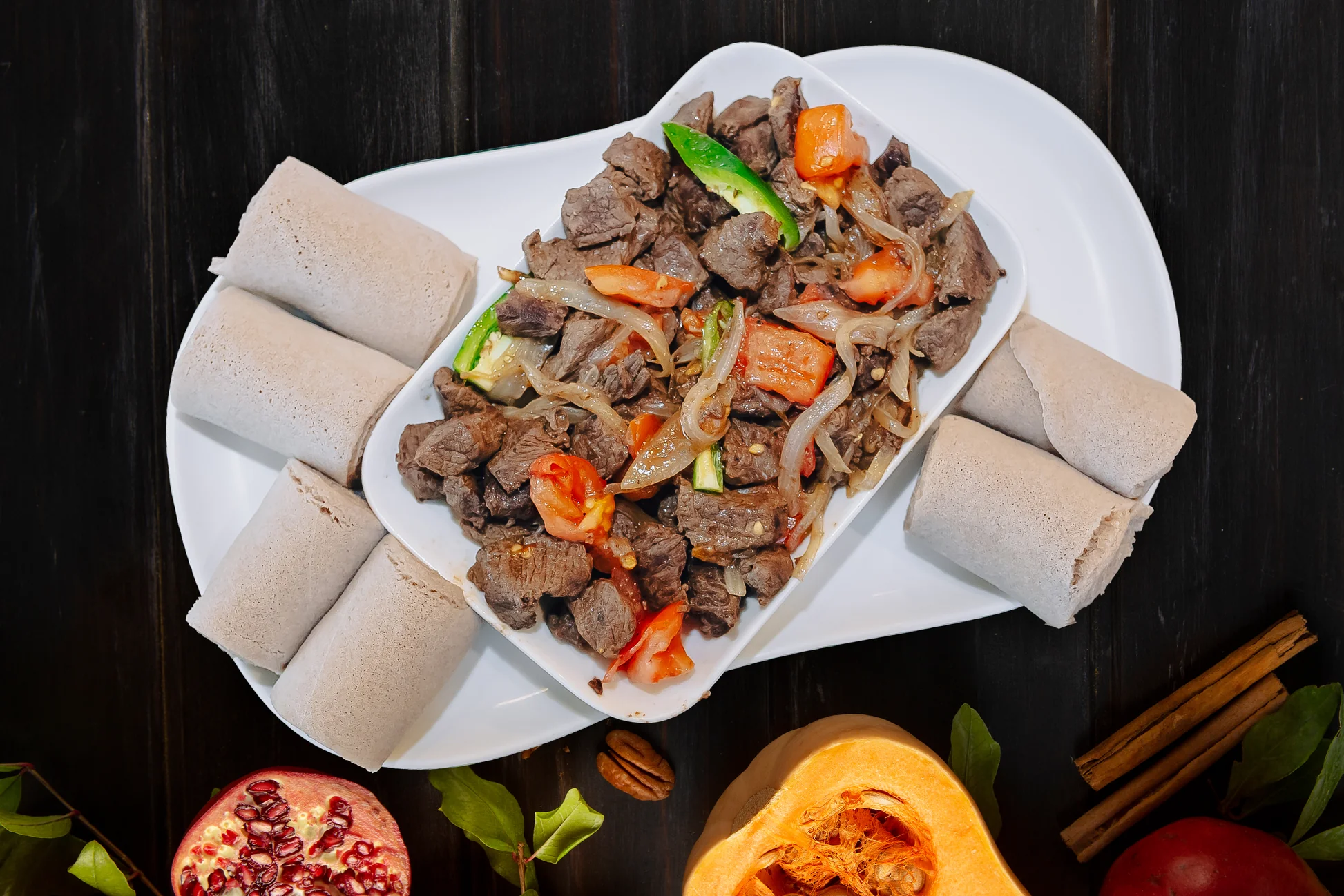 8. Ye-Beg Tibs (Lamb).