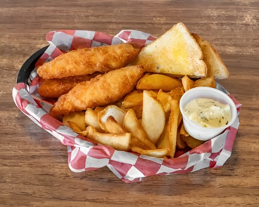 Fish and Chips Basket.