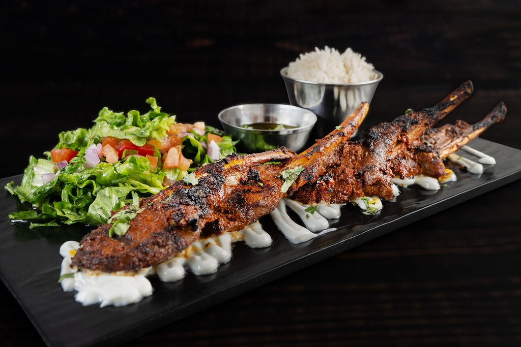 Plate: Lamb Chops  (N,G).