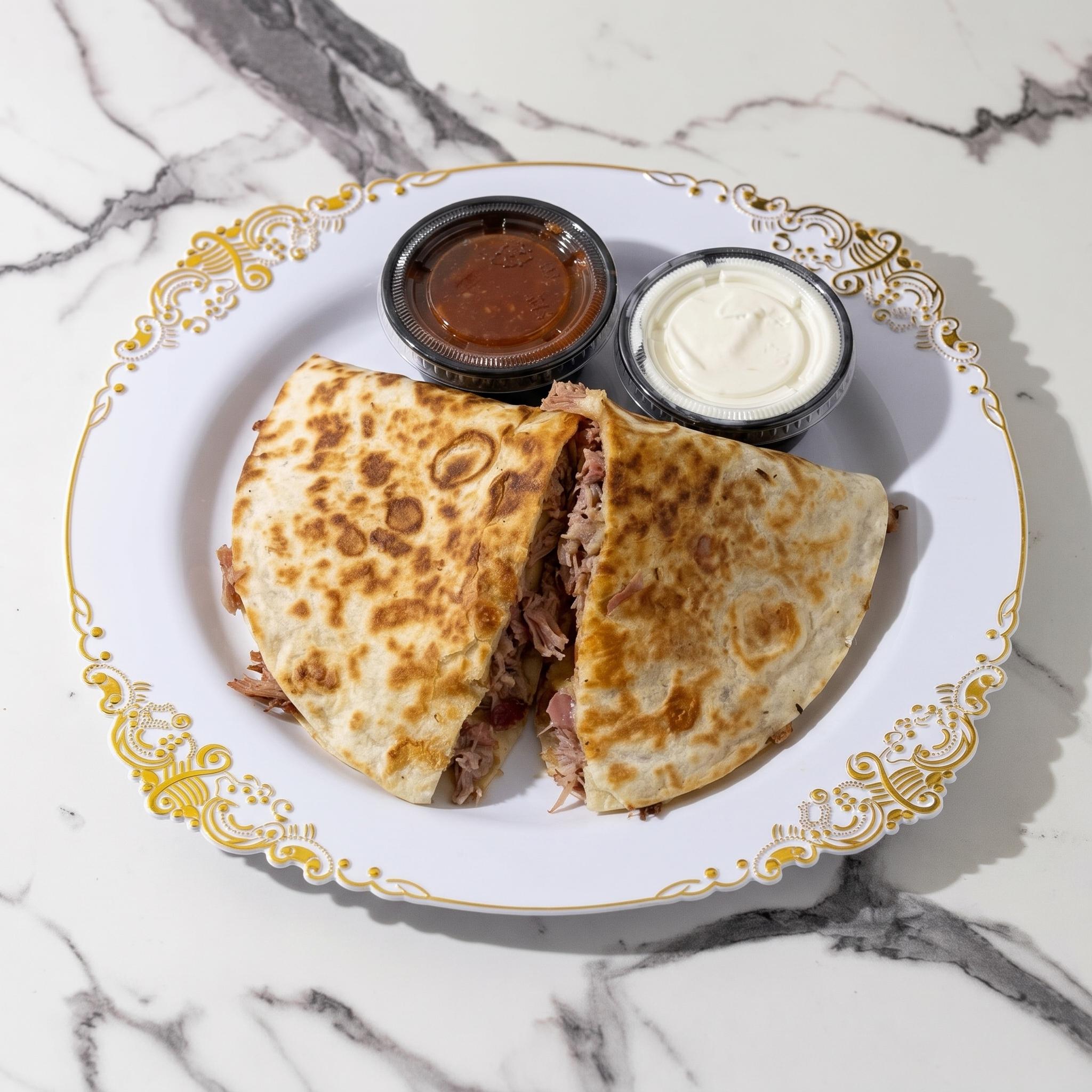 Brisket Quesadilla.