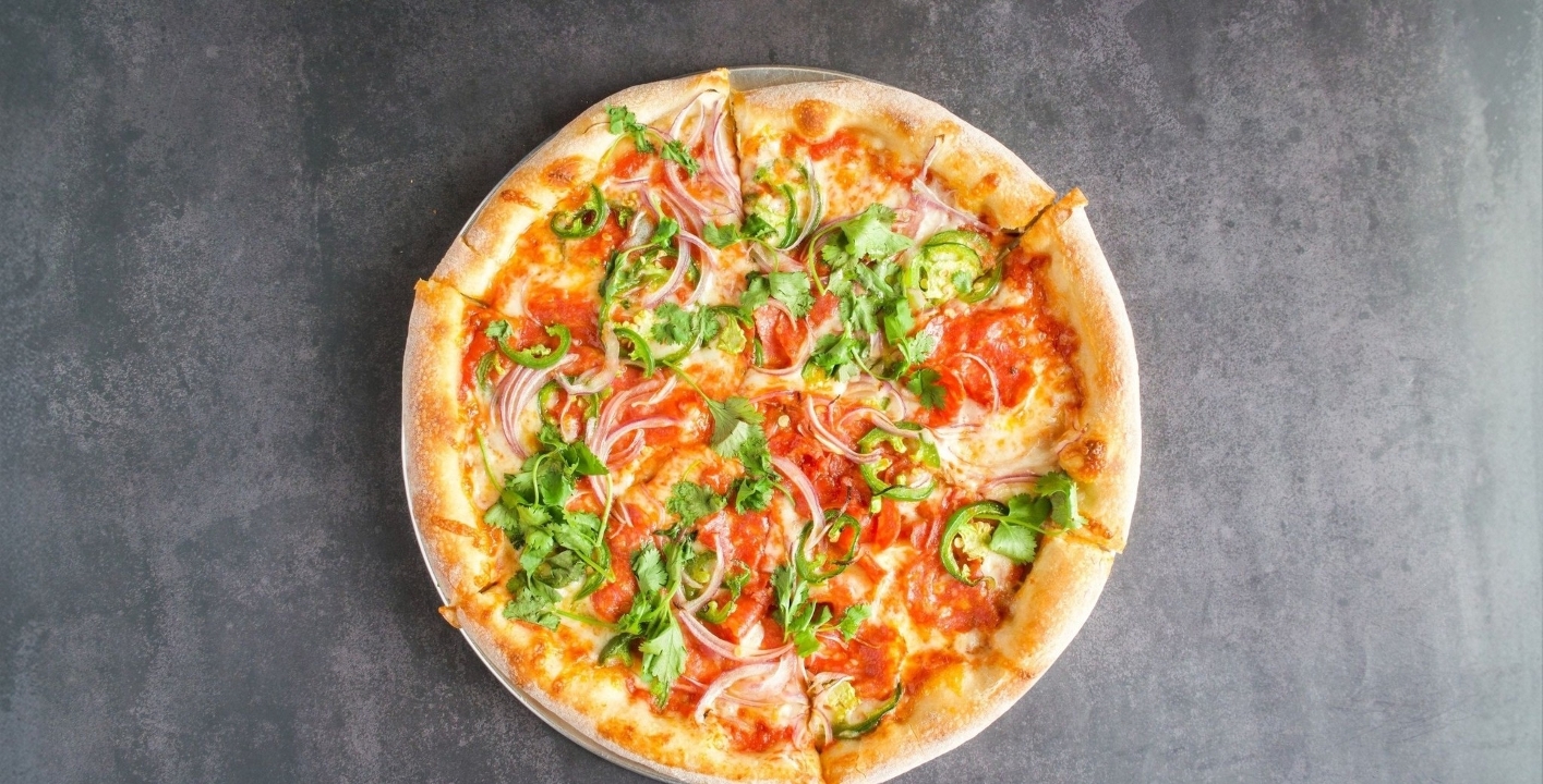 Spicy Salamino Pie.
