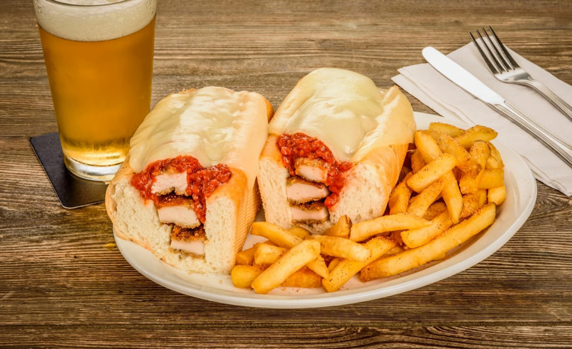 Chicken Parmesan Sandwich.