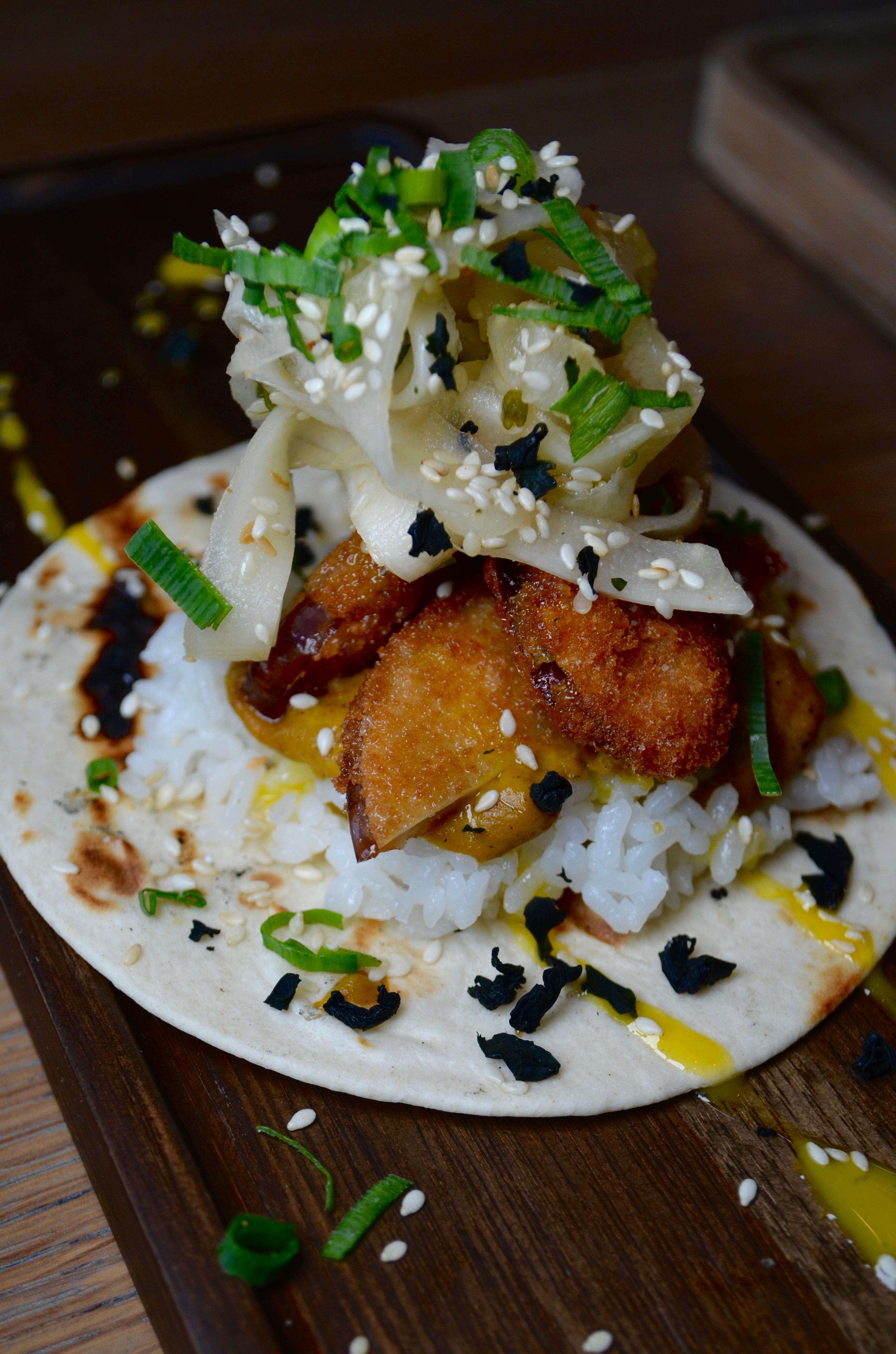 Eggplant Katsu Taco.