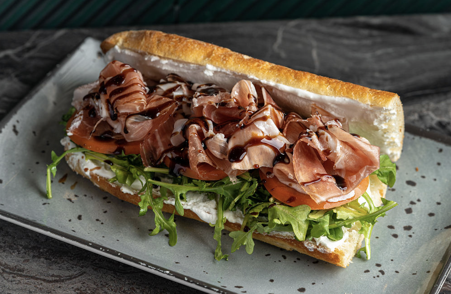 The Prosciutto & Goat Cheese.