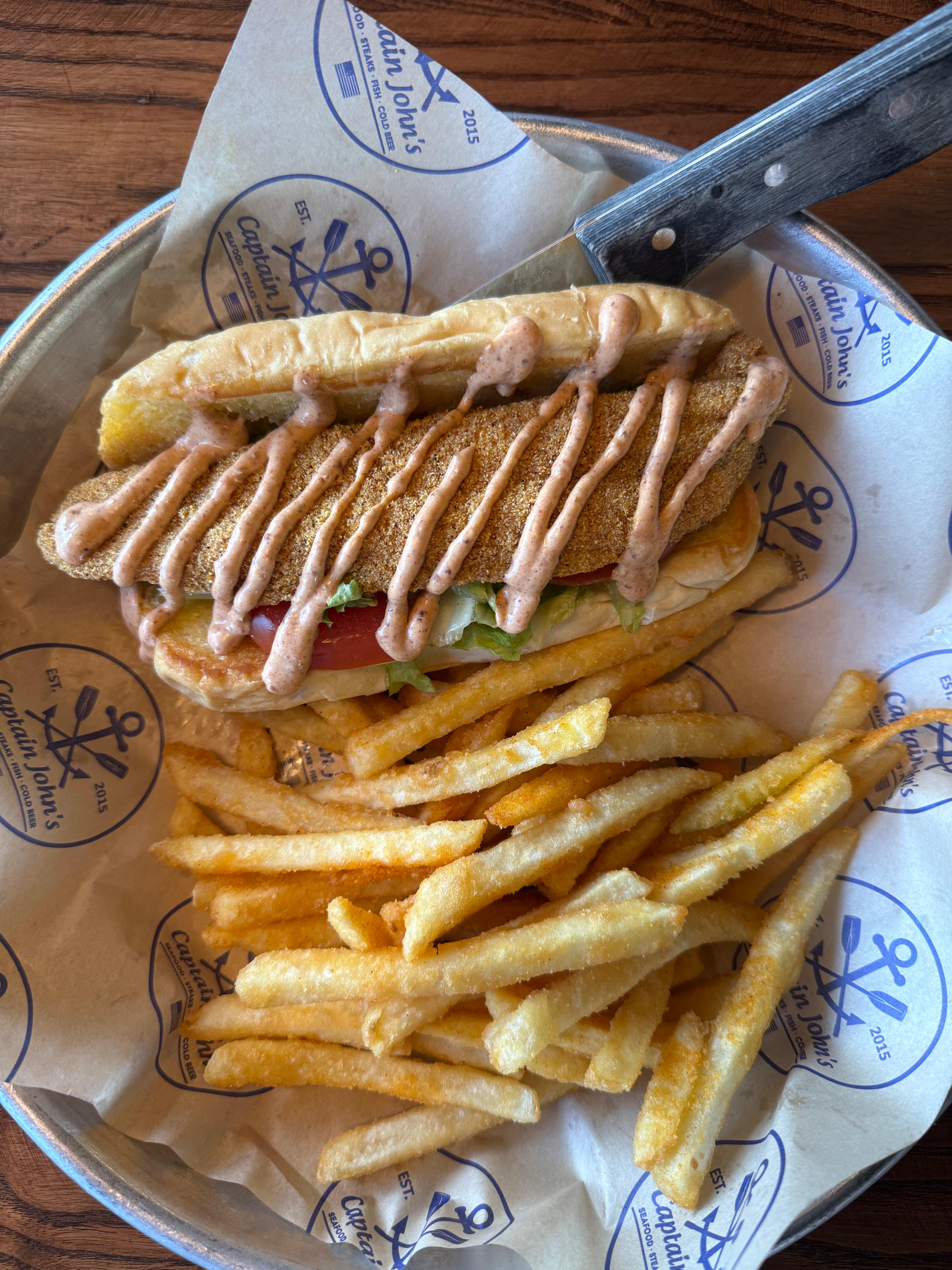 Catfish Po Boy.
