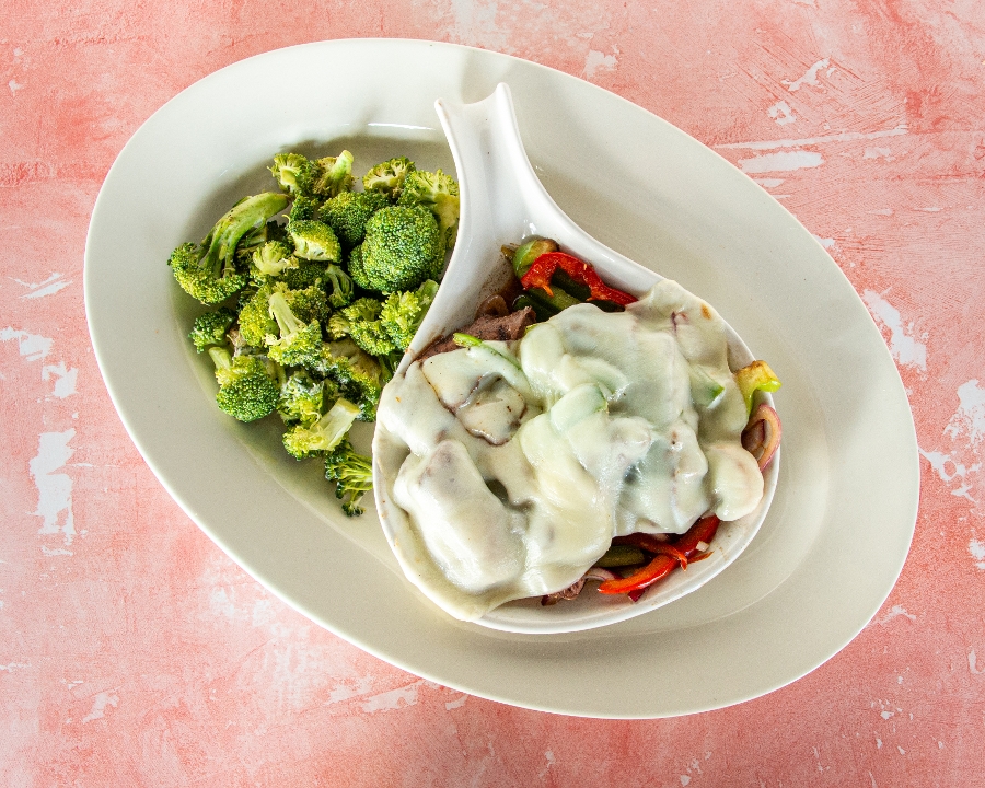 Smothered Angus Tips.