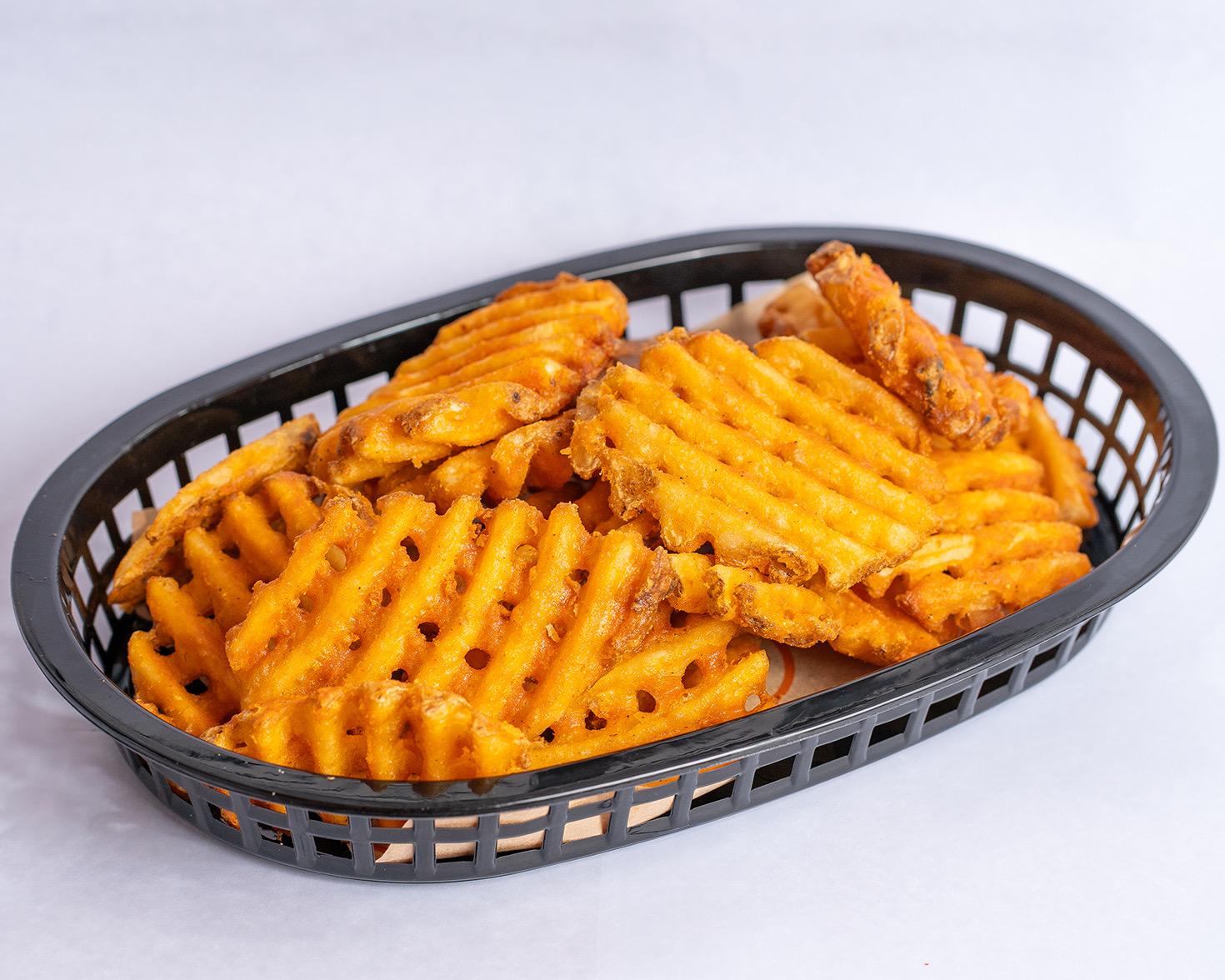 Waffle Fries Medium.