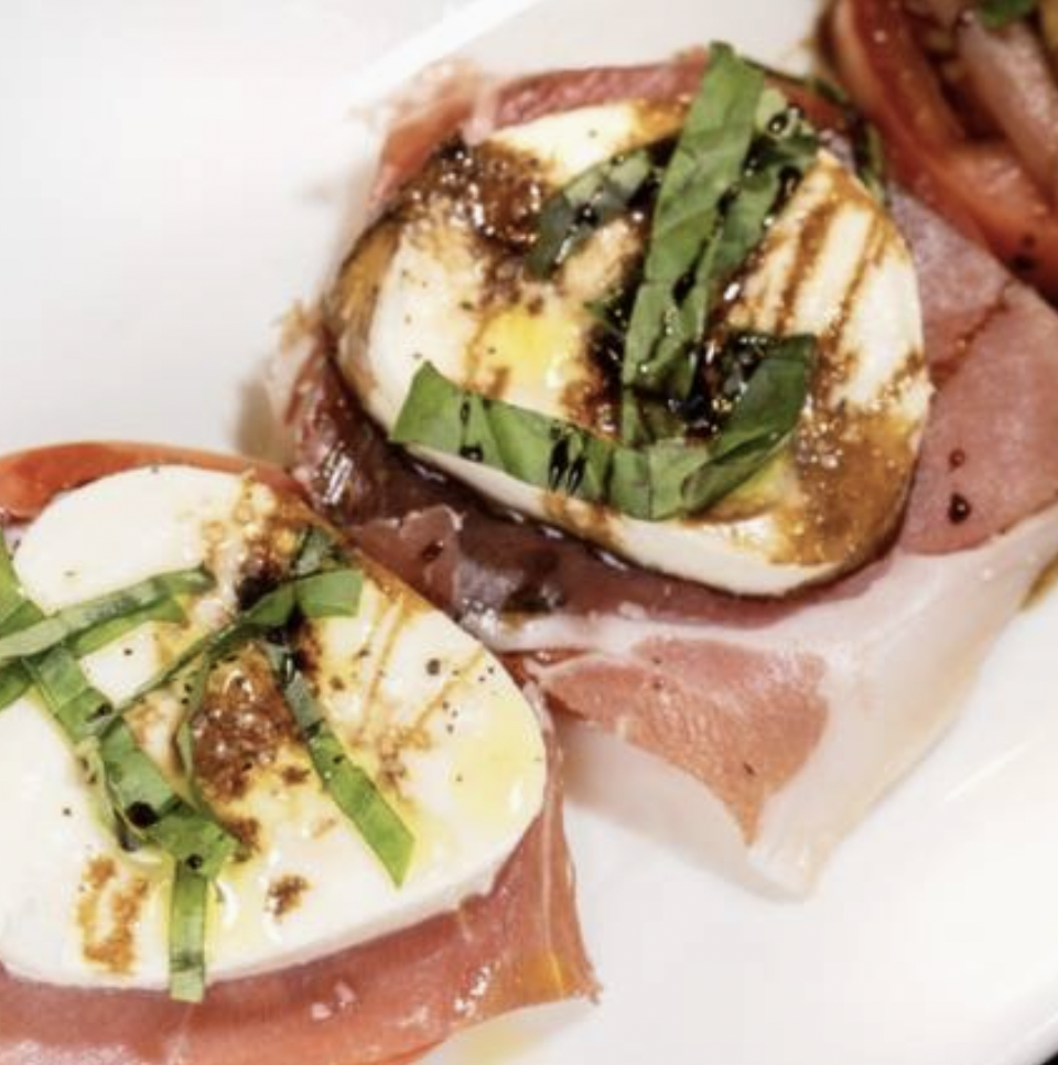 Caprese w/ Prosciutto Salad.