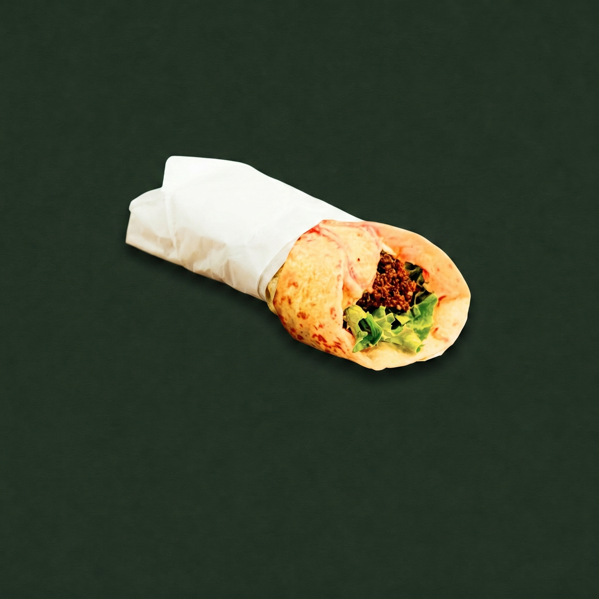 Vegan Falafel Kati Roll.