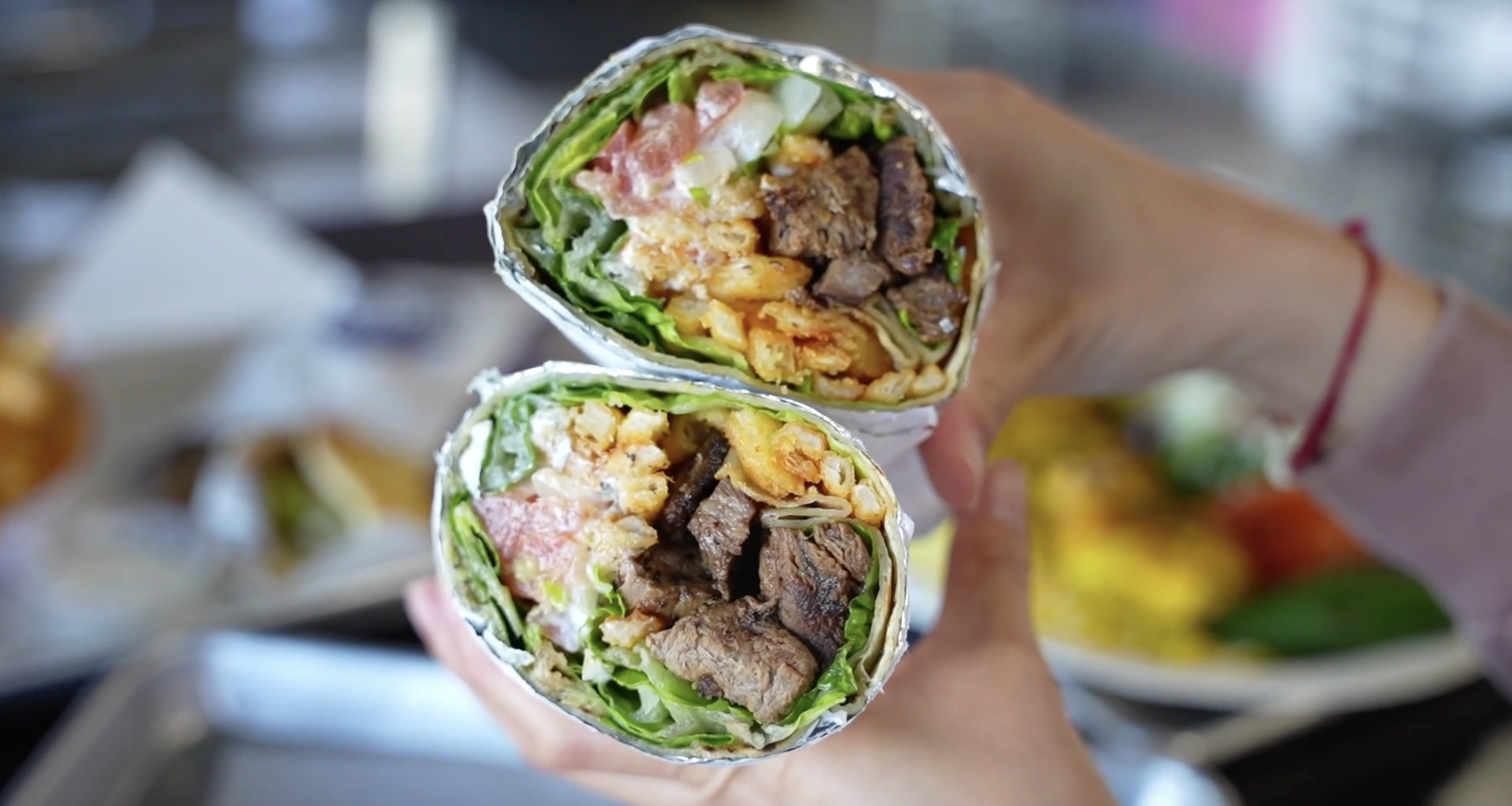 CALIFORNIA KABOB WRAP.