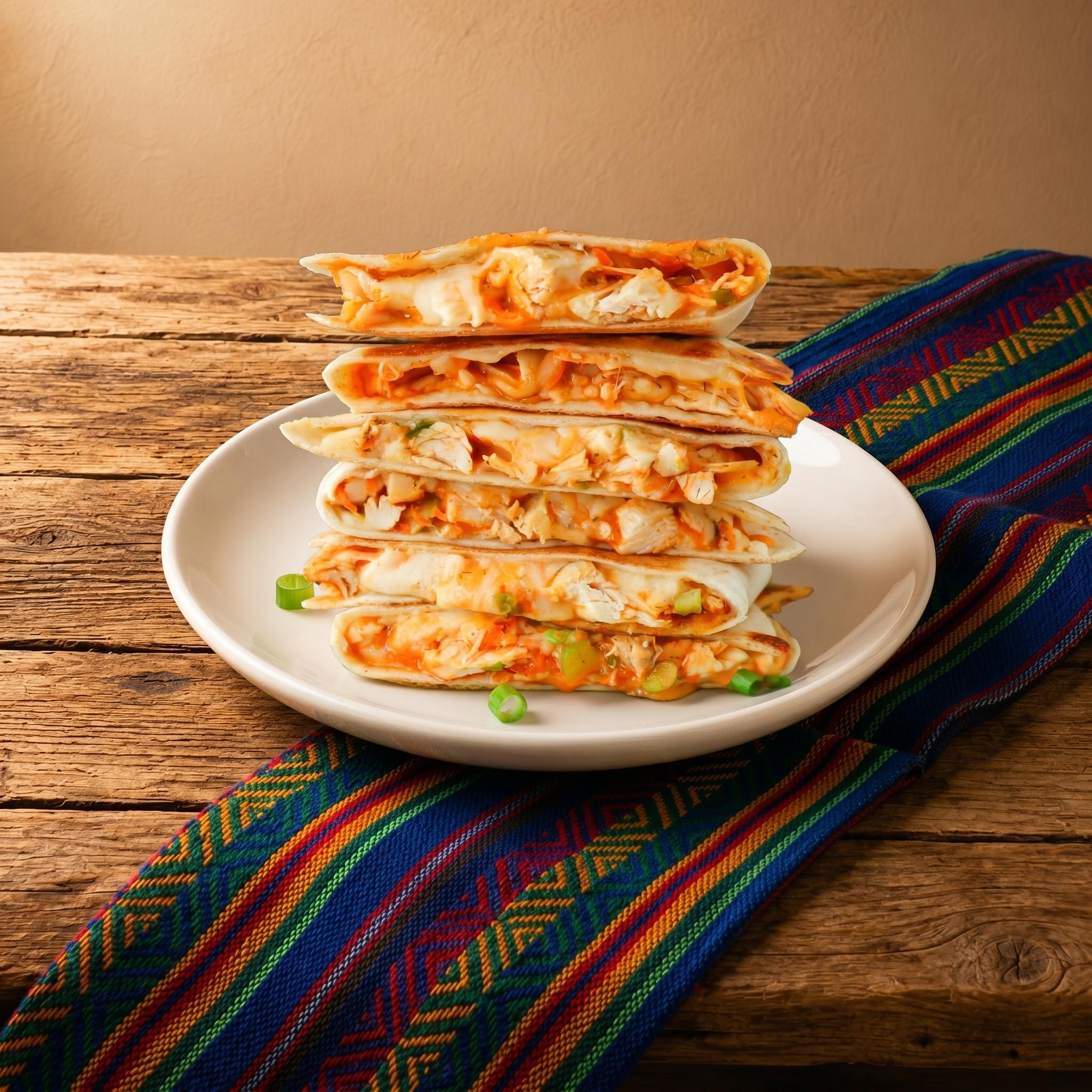 Buffalo Chicken Quesadilla.