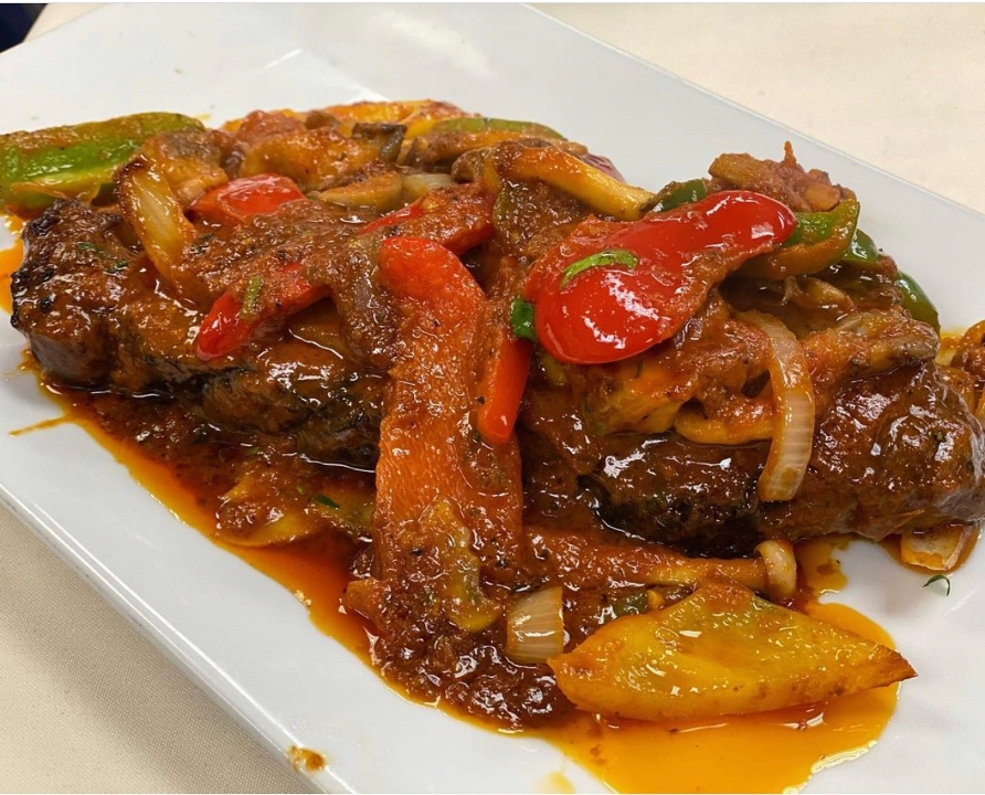 NY Steak Alla Calabrese.