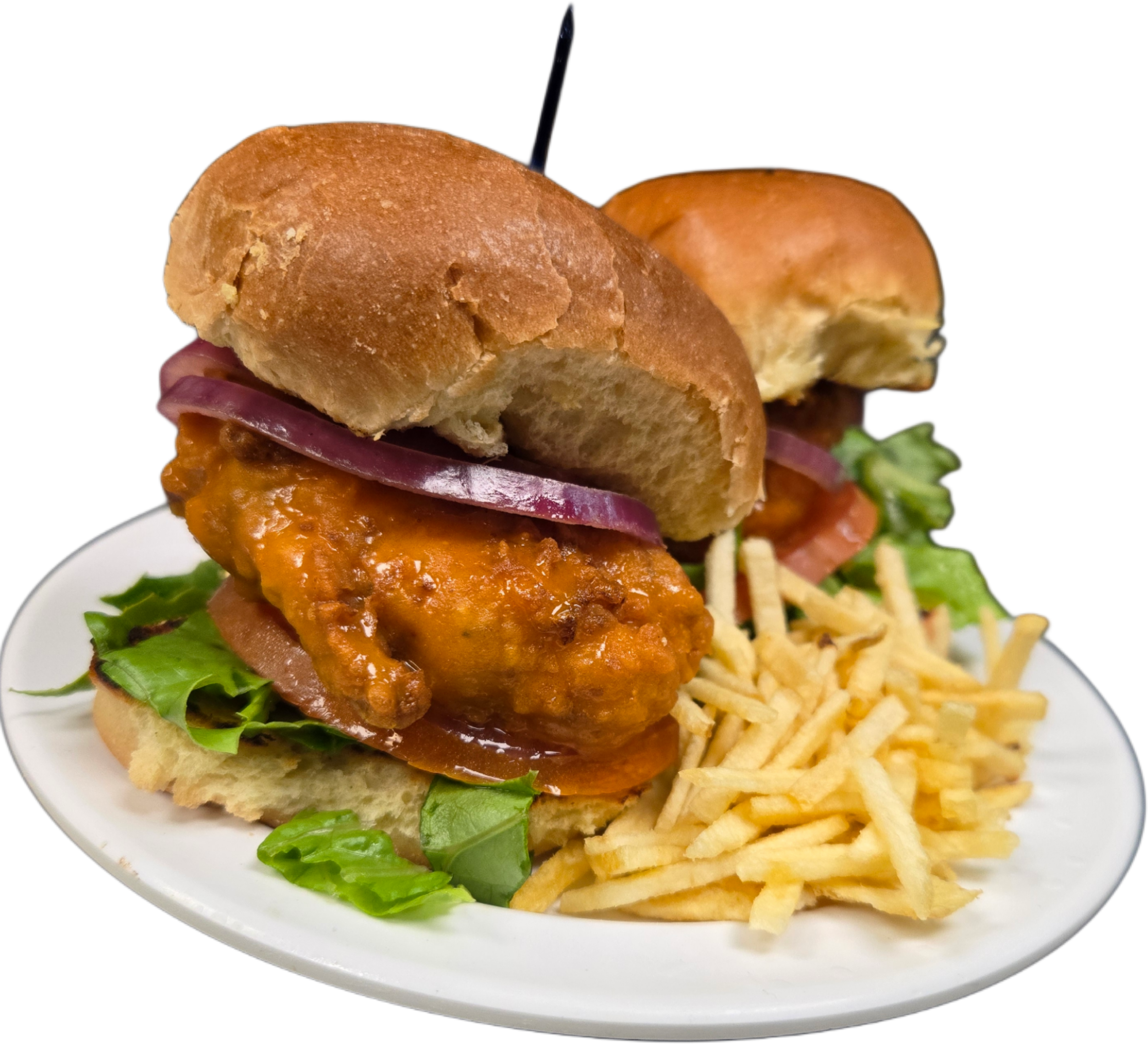 TWO Chicken Sliders.