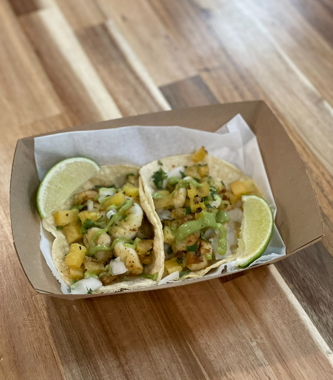 Grilled Shrimp Street Taco - 1 Taco.