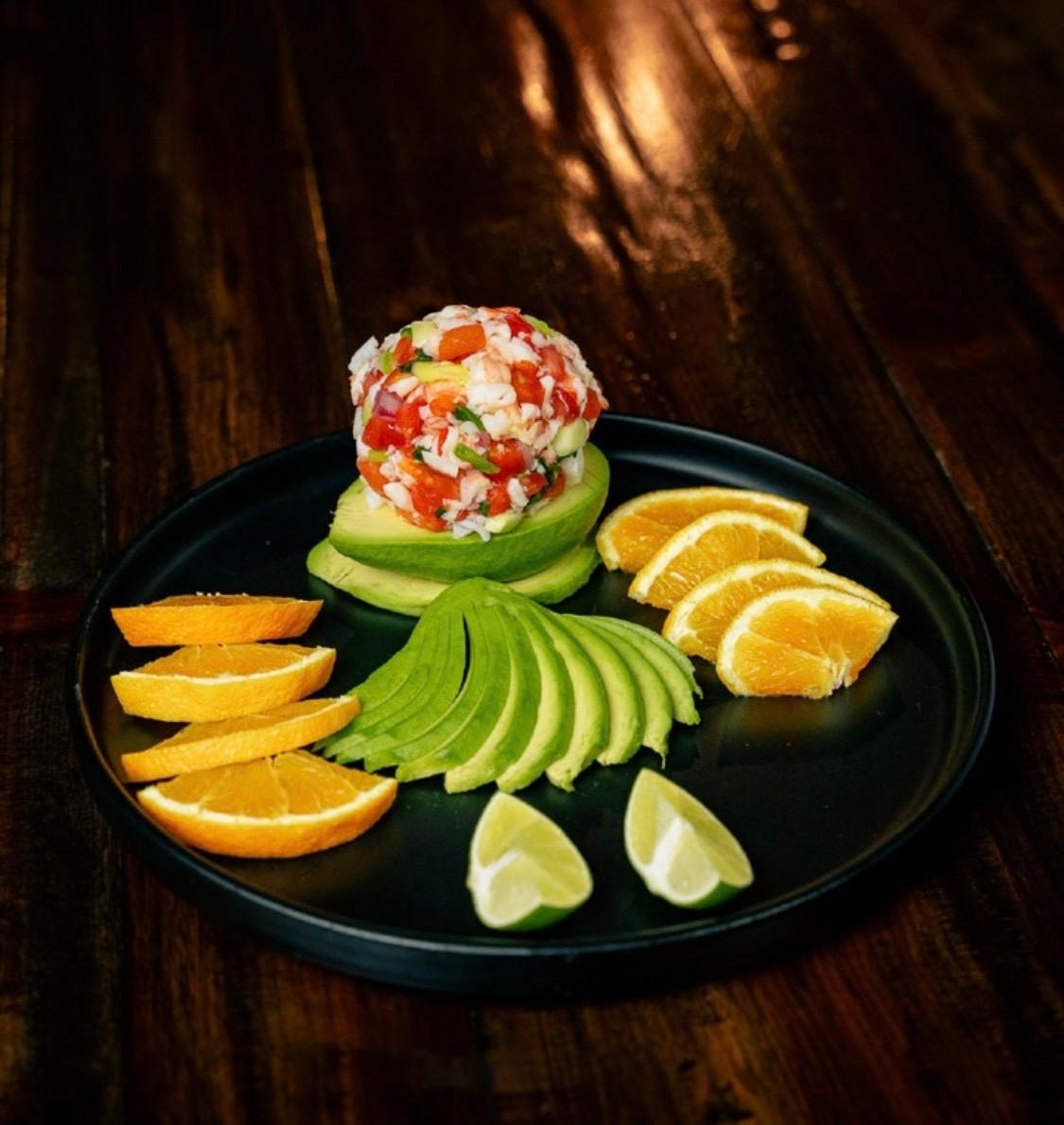 Ceviche Avocado Shell.