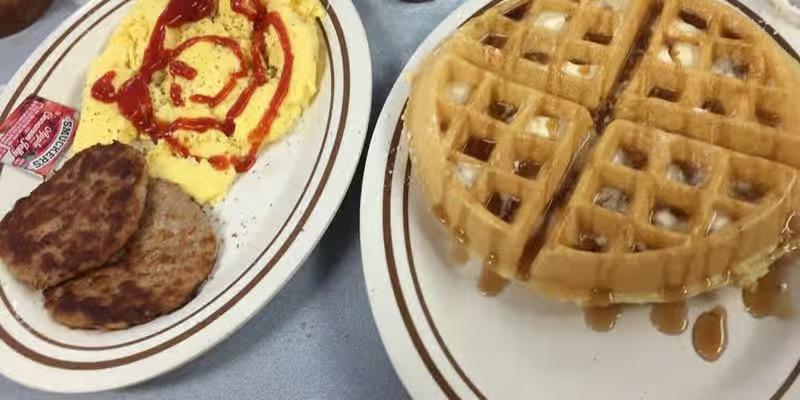 Belgian Waffle Combo.