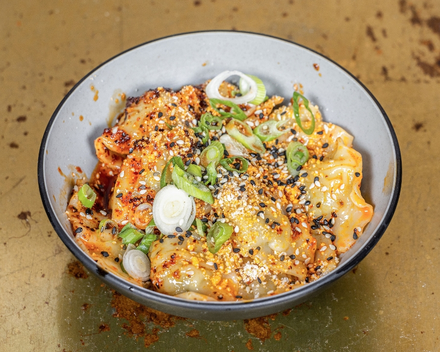 Chili Chicken Dumplings.