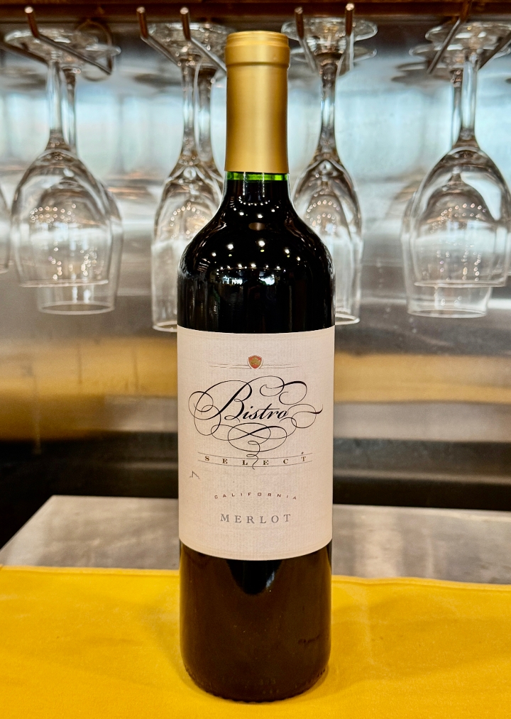 Bottle Merlot.