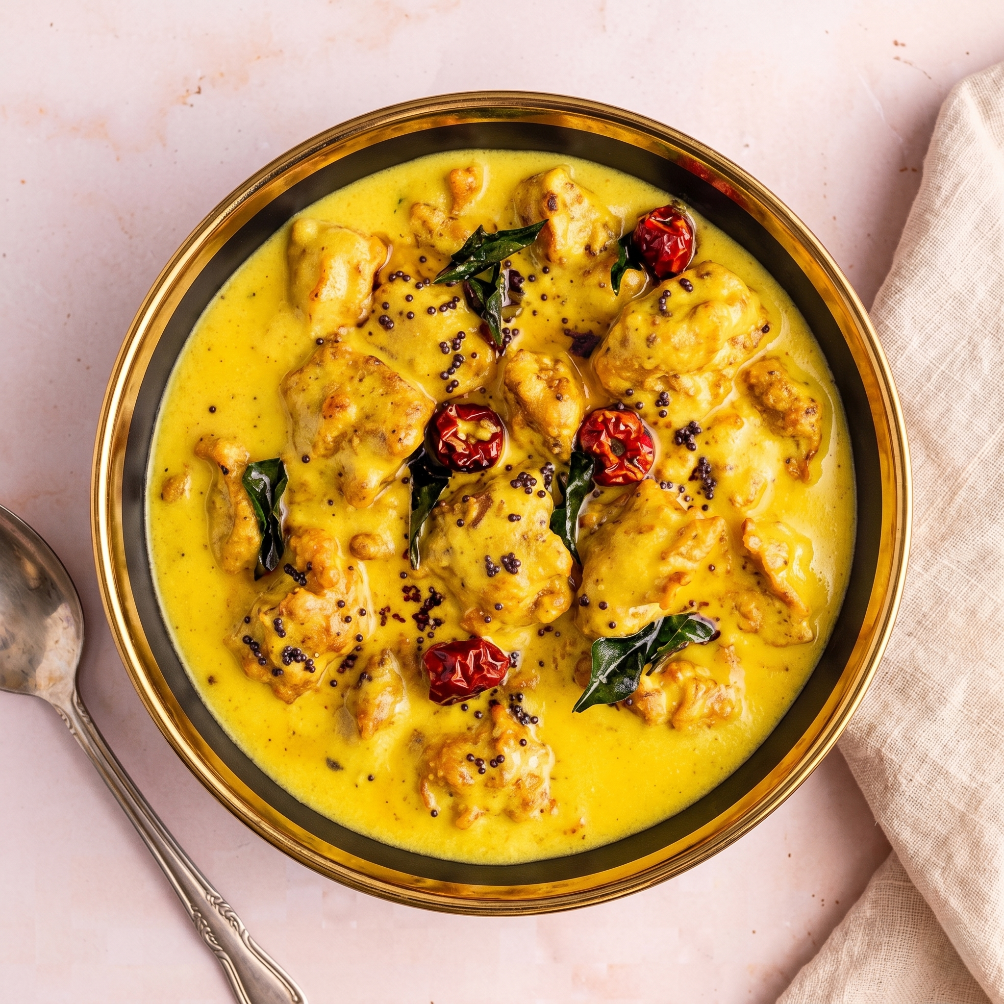 VeerGi Punjabi Kadhi with Chawal.