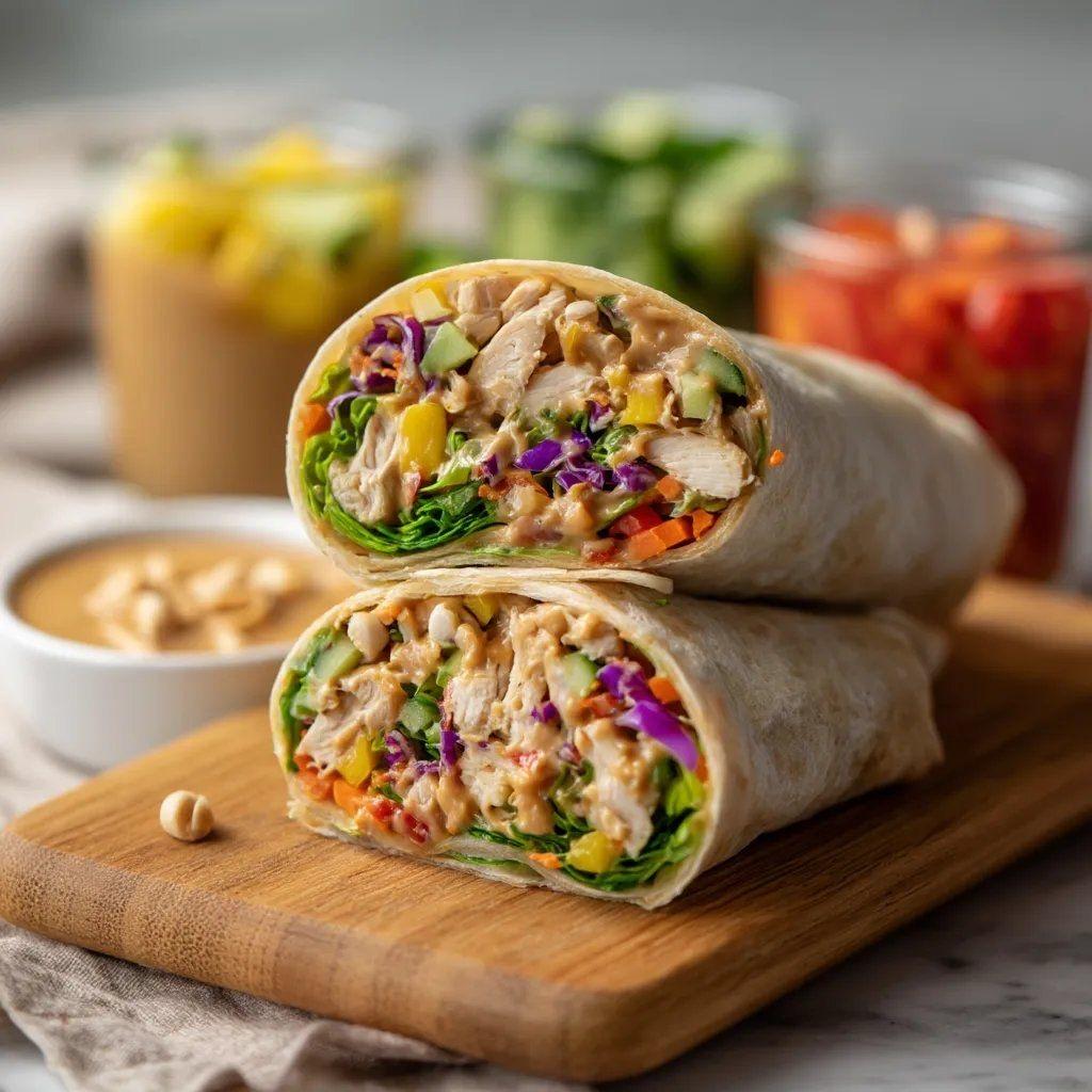 Thai Peanut Wrap Gluten-Free.