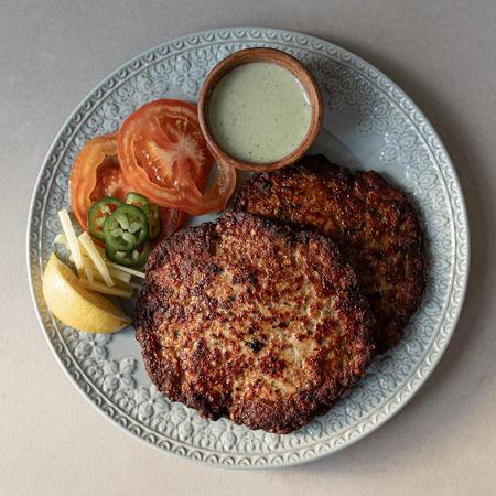 Chicken Chapli Kabab.