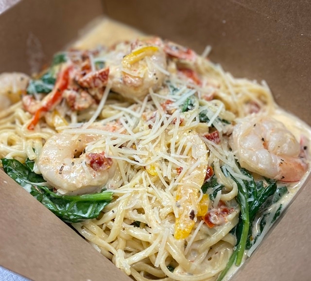 Tuscan Buttered Shrimp.