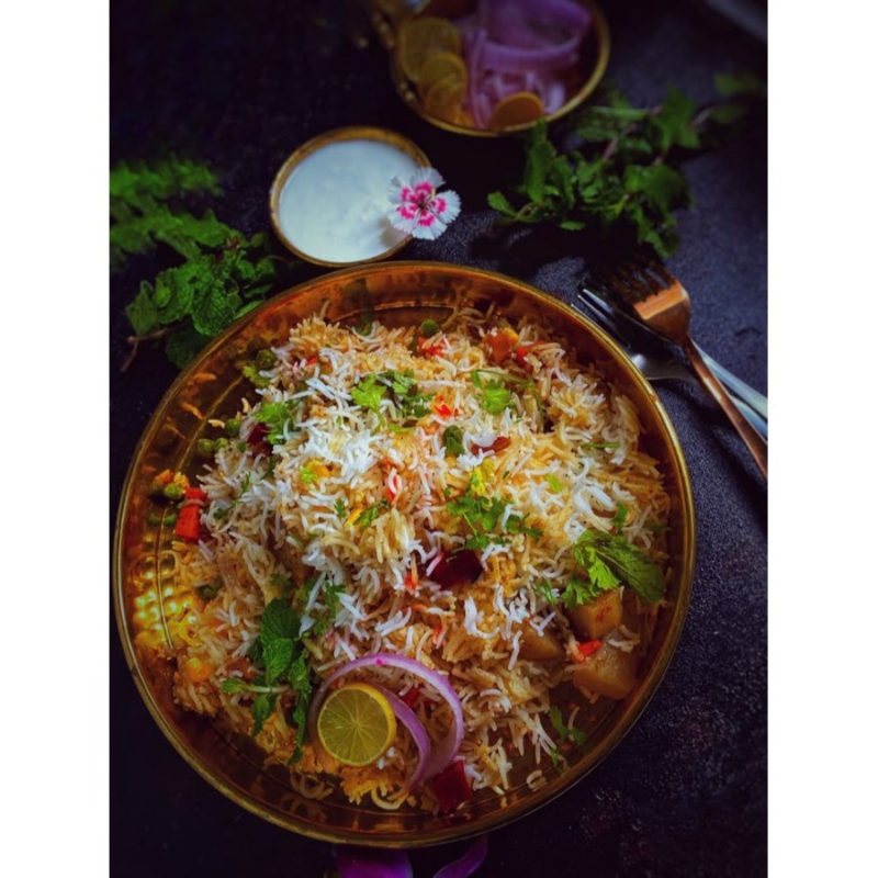 Veggie Biryani.