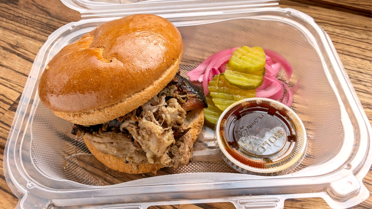 Pulled Pork Sandwich.