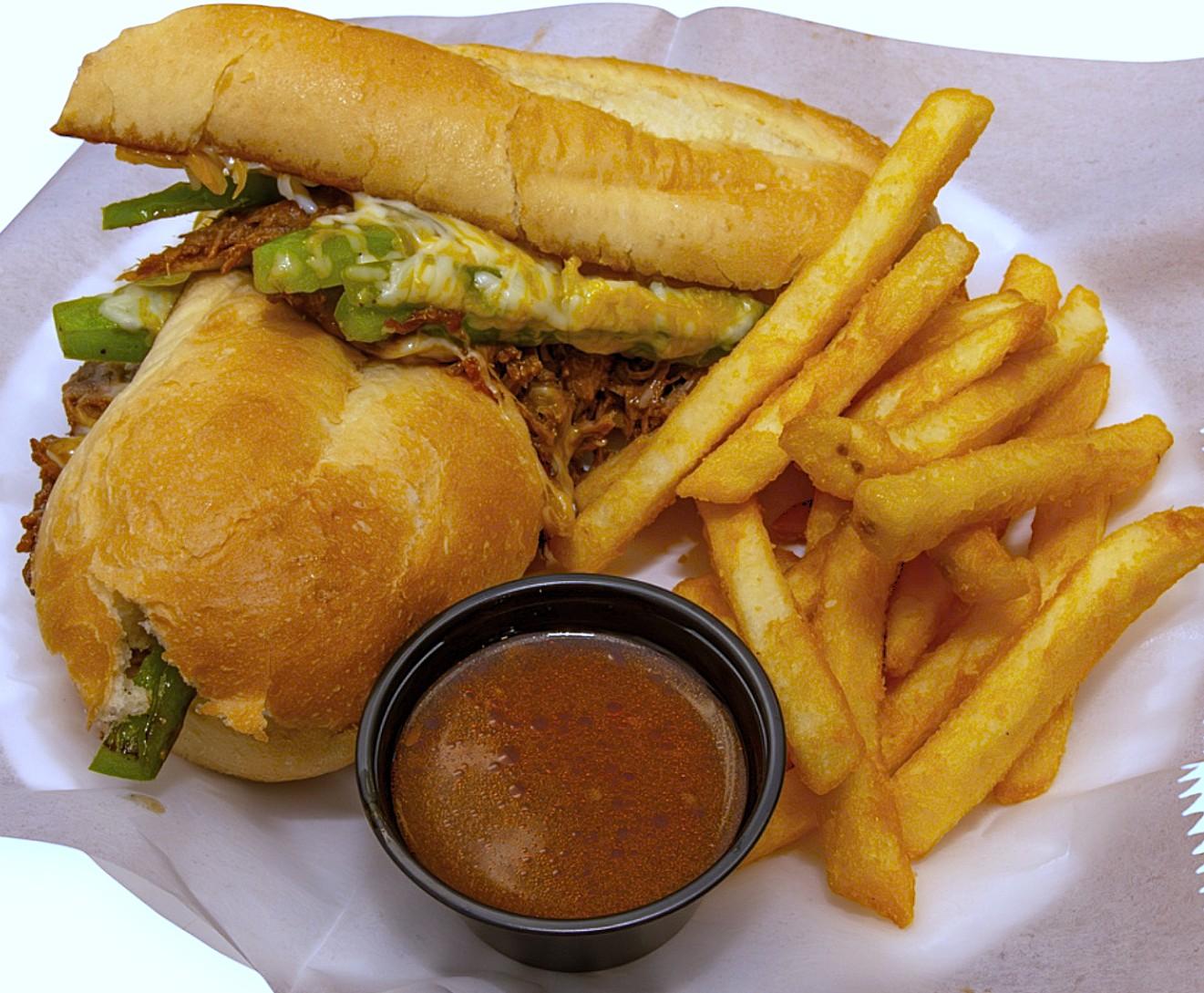 Birria  Blaze Sandwich.