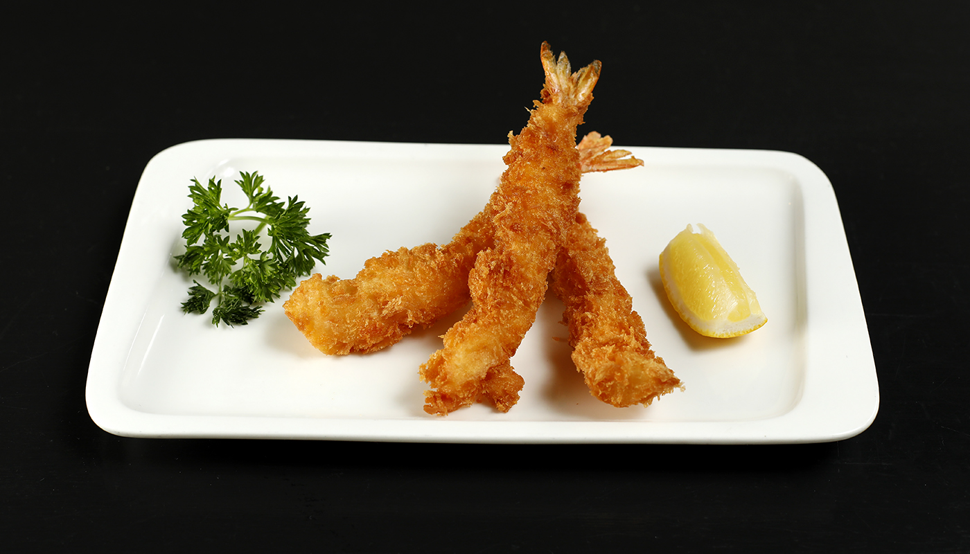 Side Ebi Fry (Prawns 3 pcs).