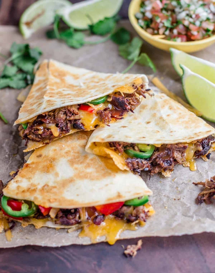 BEEF QUESADILLA.