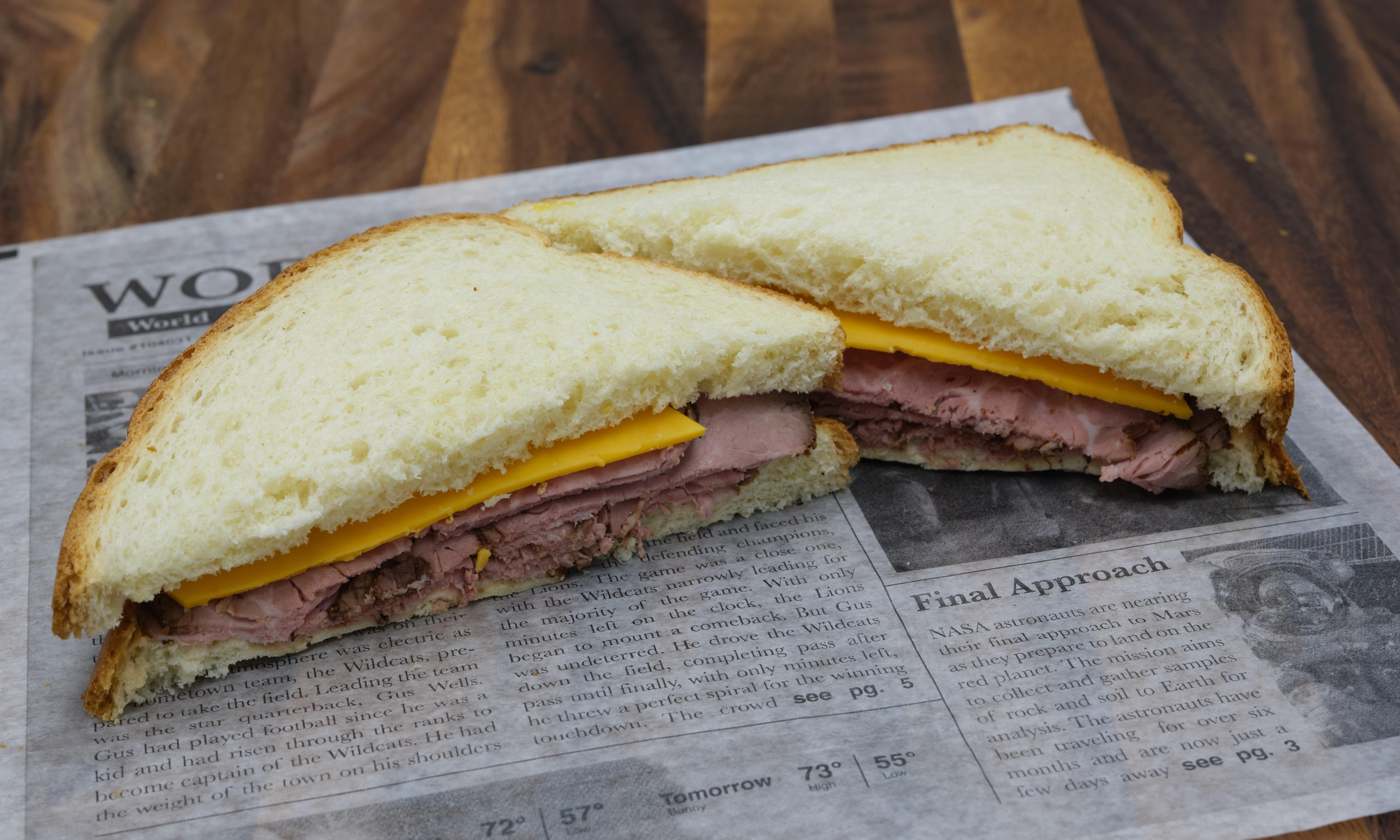 Kid's Roast Beef & Cheese.
