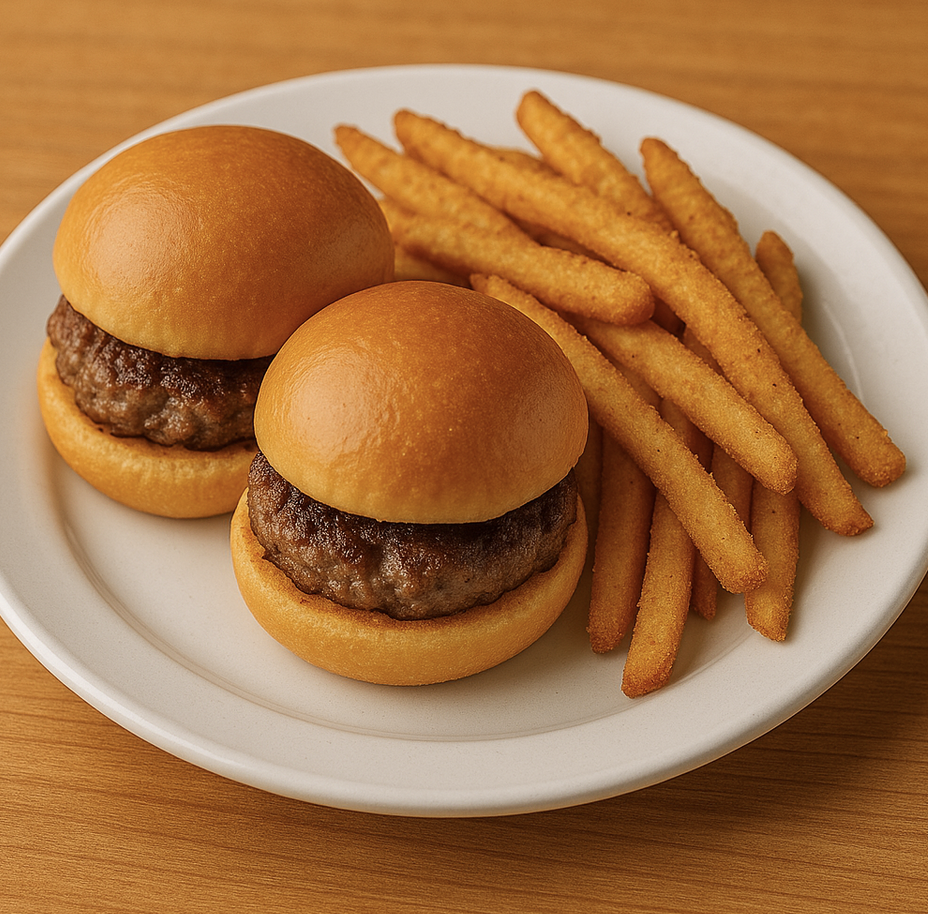 Kids Sliders, No Cheese.