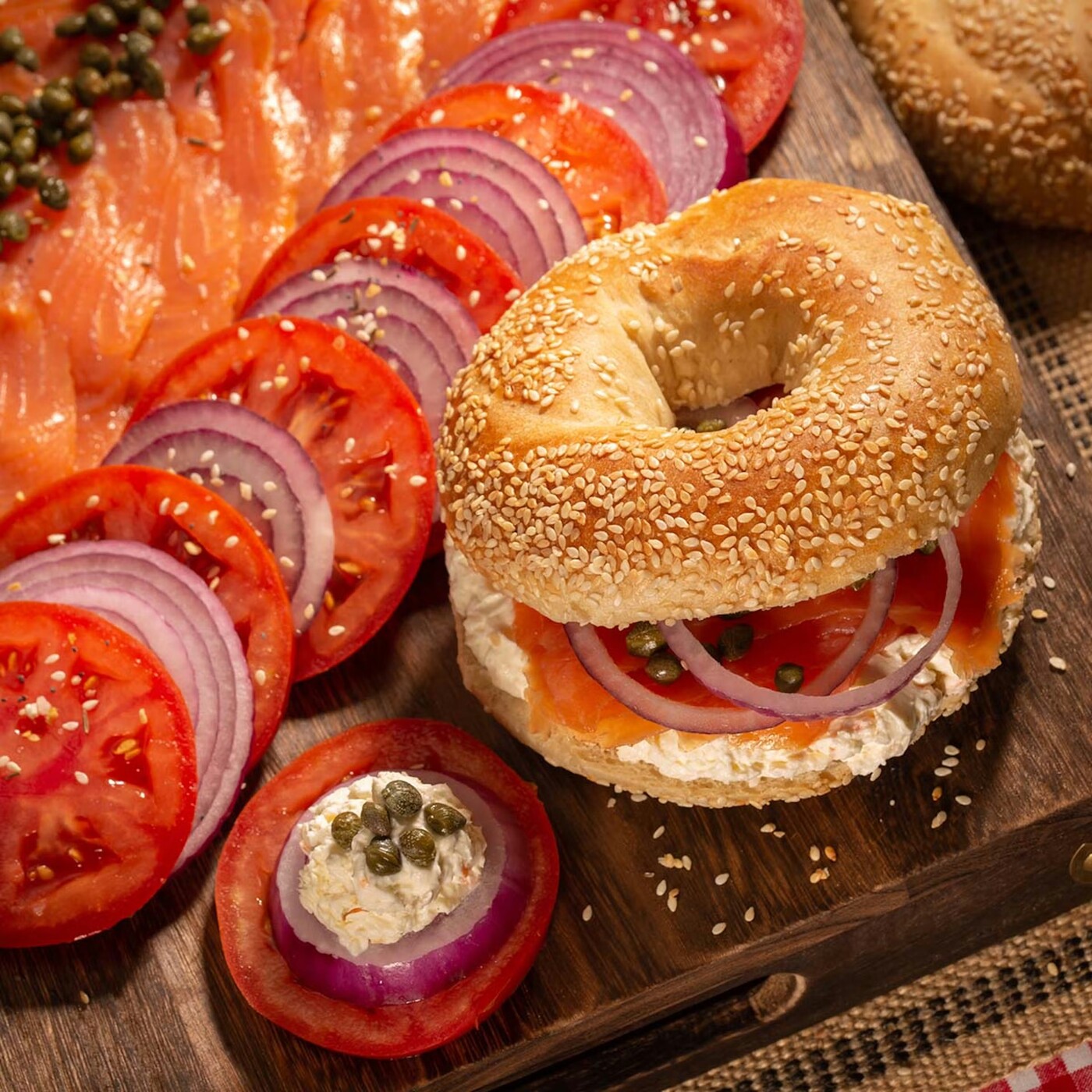 NOVA LOX (Smoked Salmon Sandwich).