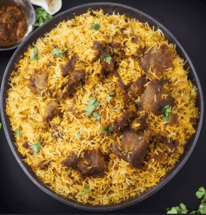 Goat Biryani.