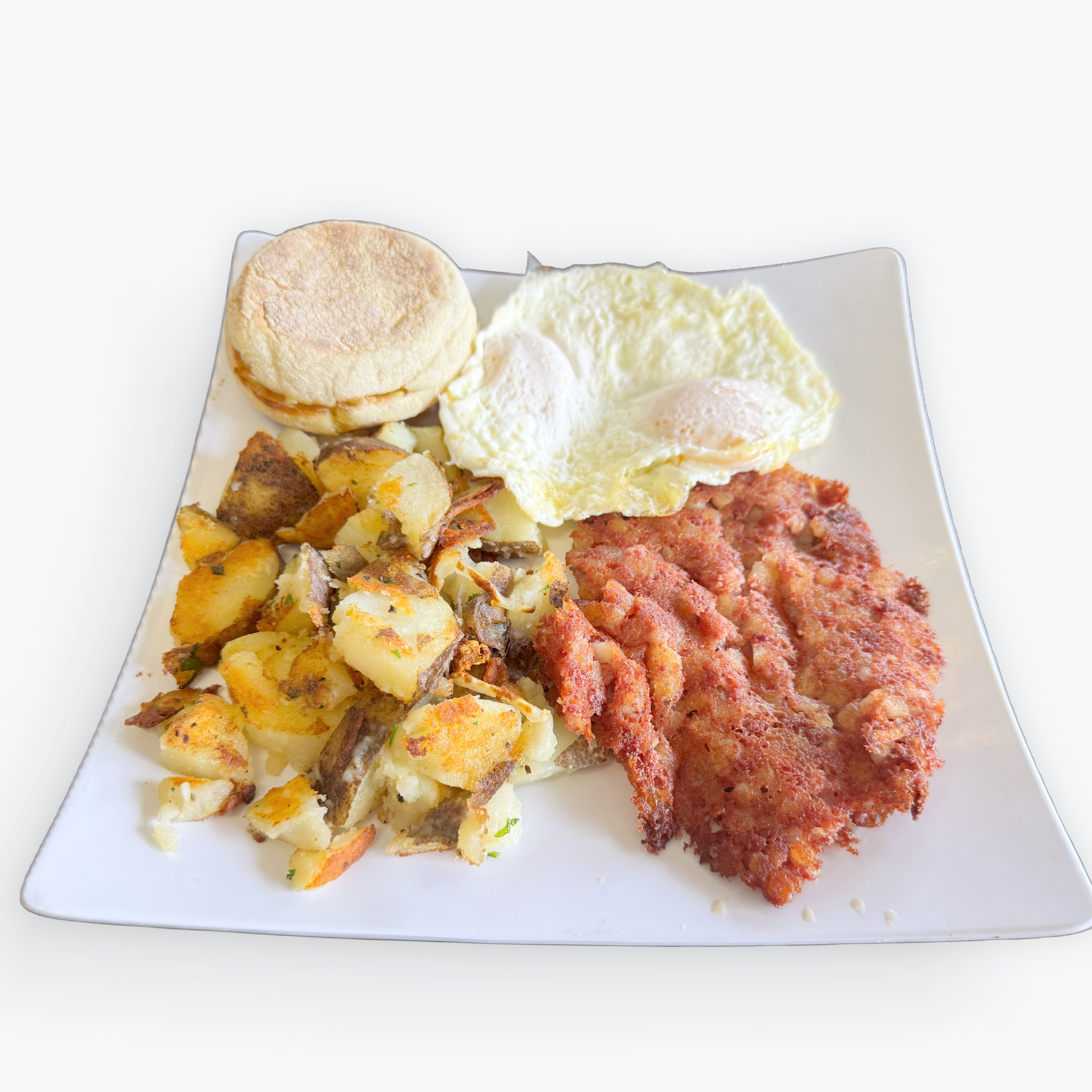 CORNED BEEF HASH COMBO.
