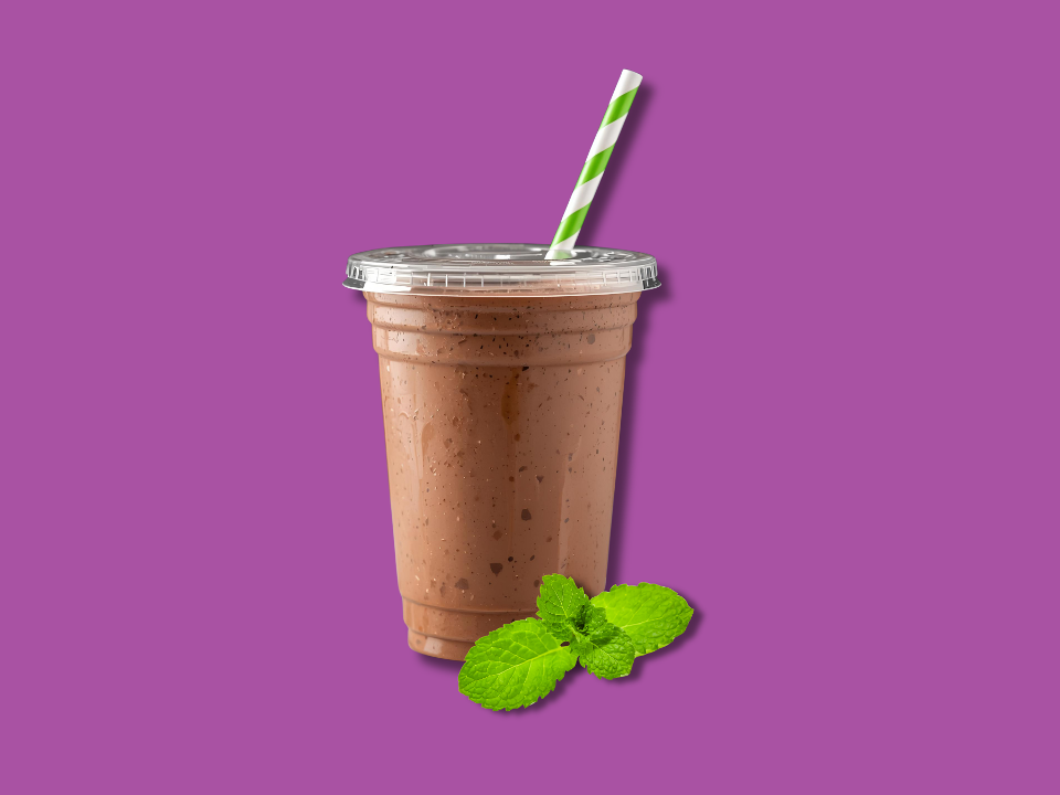 Chocolate Peppermint Smoothie.