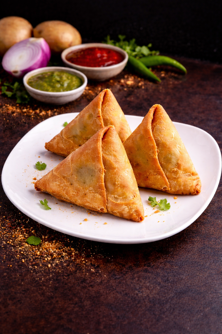 Home Style Samosa (3 pcs).