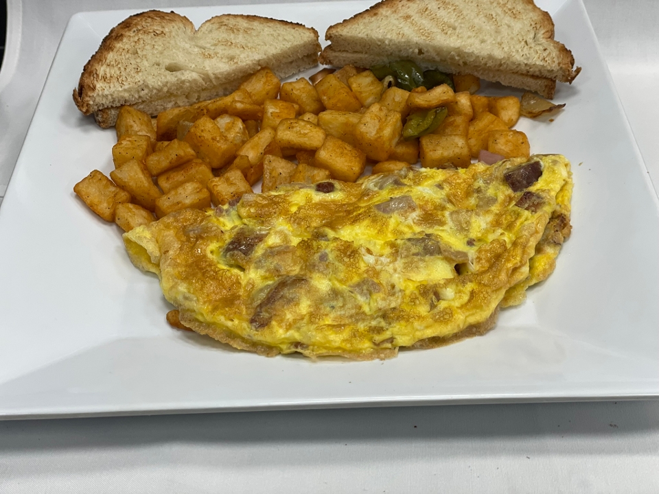 Meat Lover's Omelette.