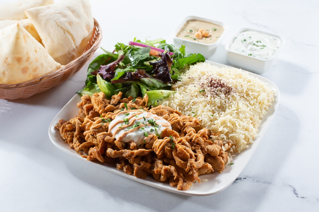 Chicken Shawarma Plate.