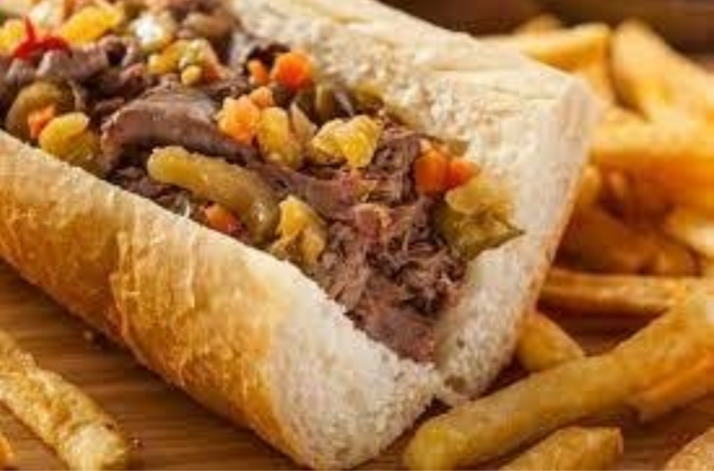 Italian Beef Sandwich.
