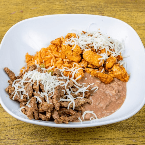 Kids Carne Asada Burrito Bowl.