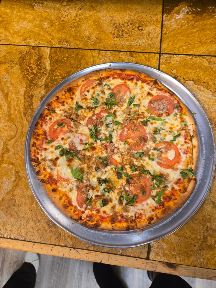 Genovese Supreme Pizza.