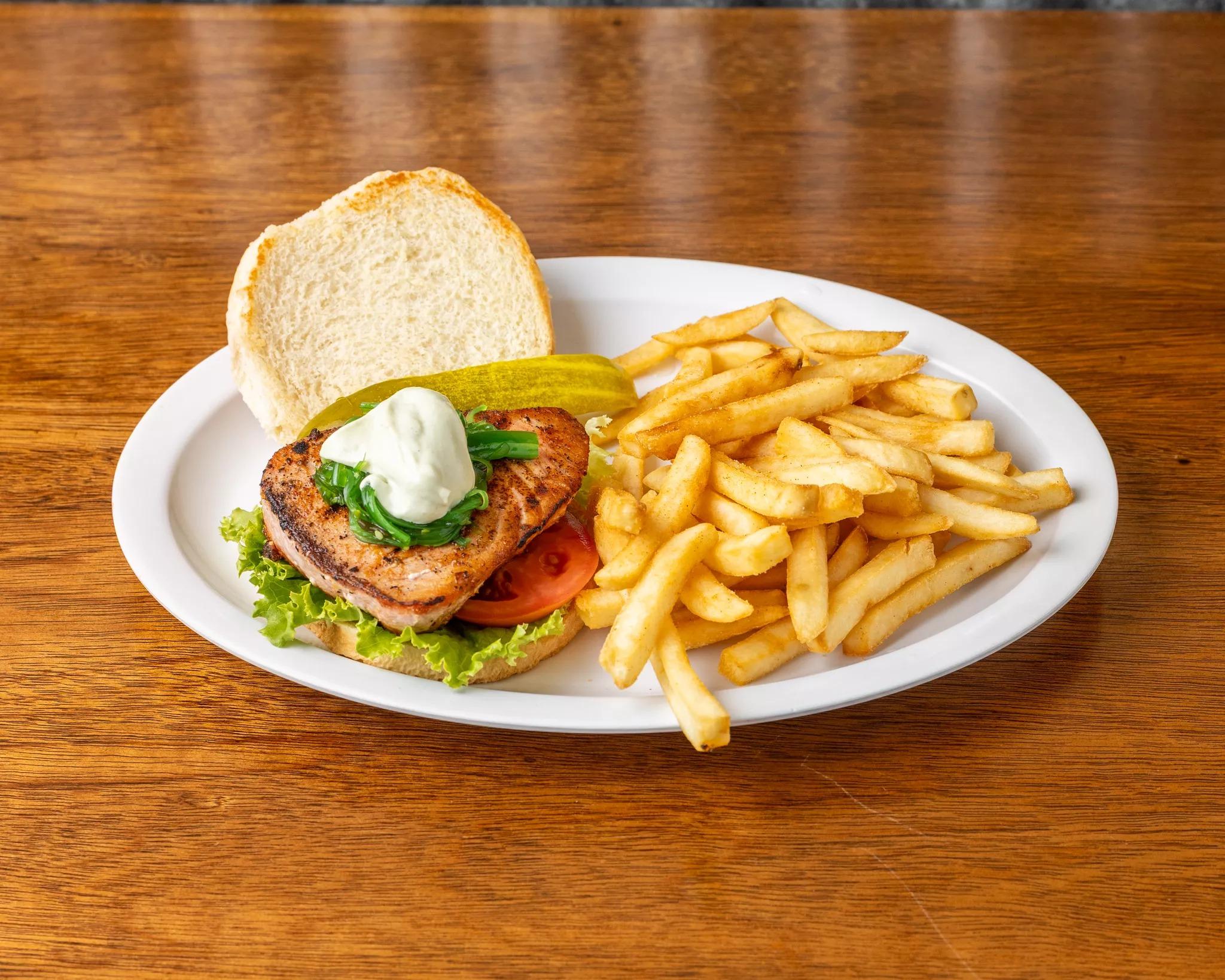 Seared Ahi Sandwich.