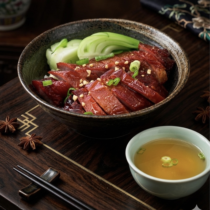 BBQ Pork Noodle Soup.