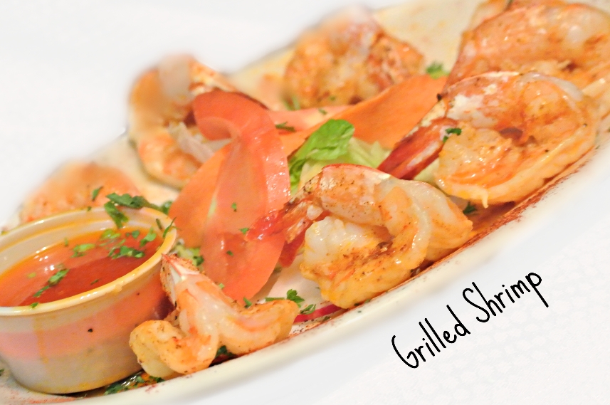 Grilled Shrimp.