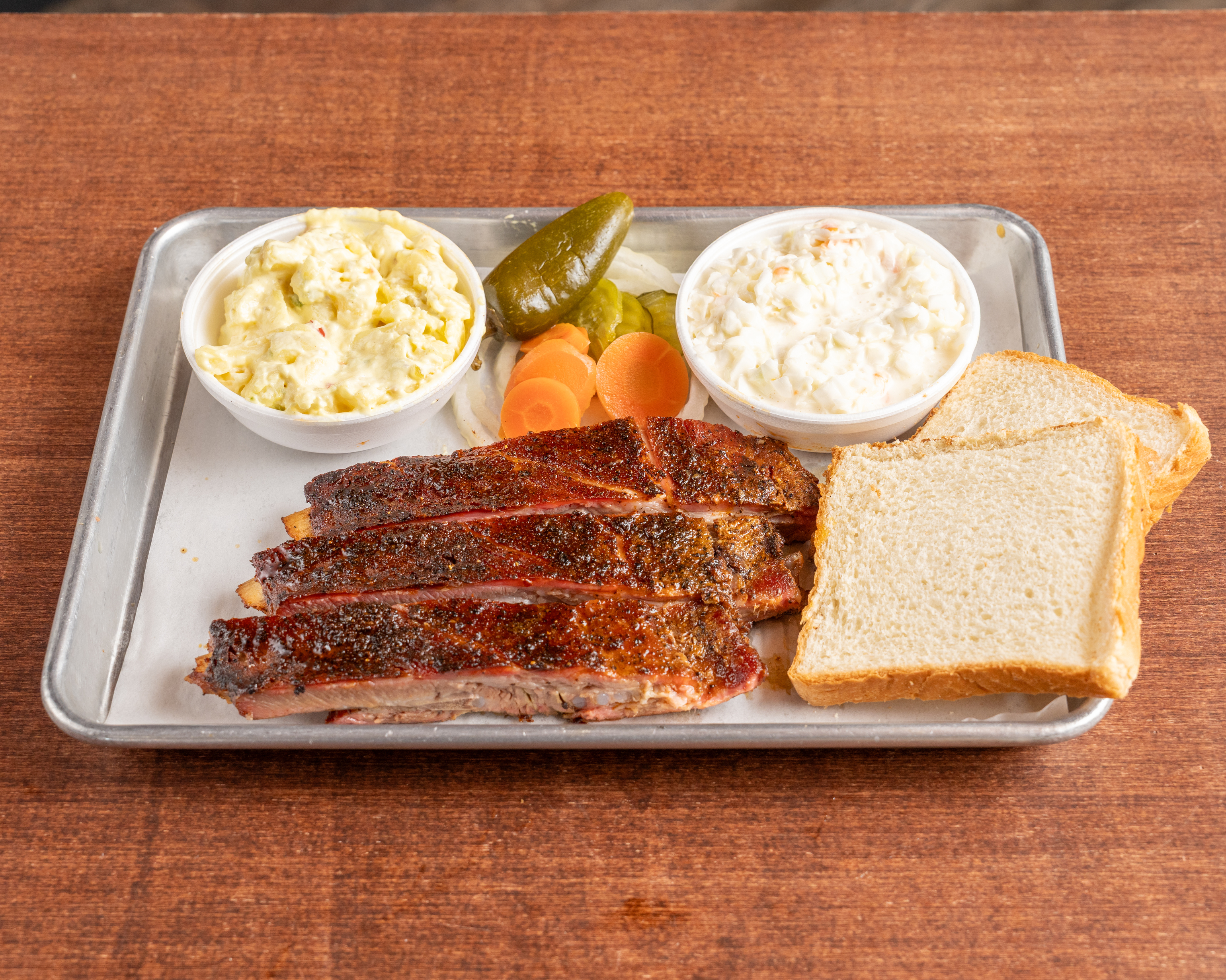 Pork Rib Plate.