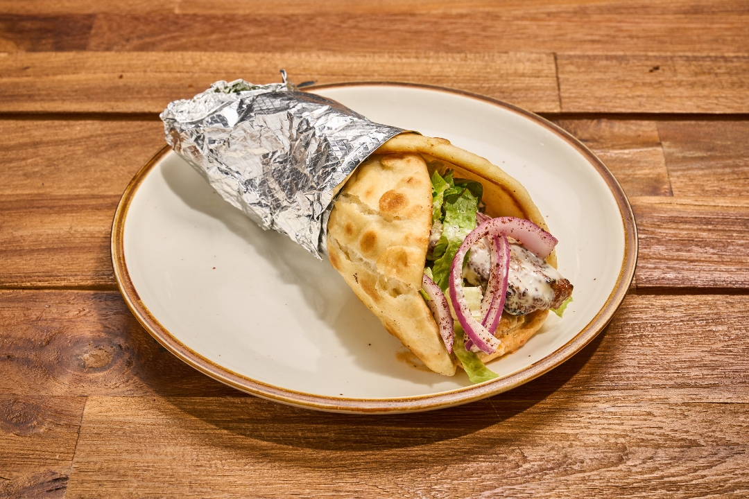Lamb Kebab Wrap.