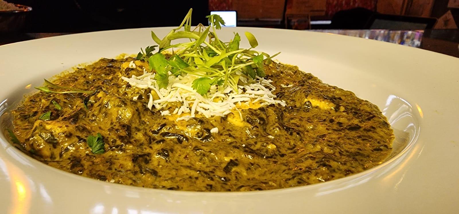 Saag Paneer.